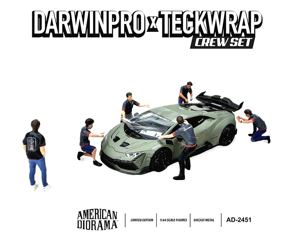 (COMING SOON) American Diorama 164 Figures Set DarwinPro x Teckwrap Crew – MiJo Exclusives – Limited Edition