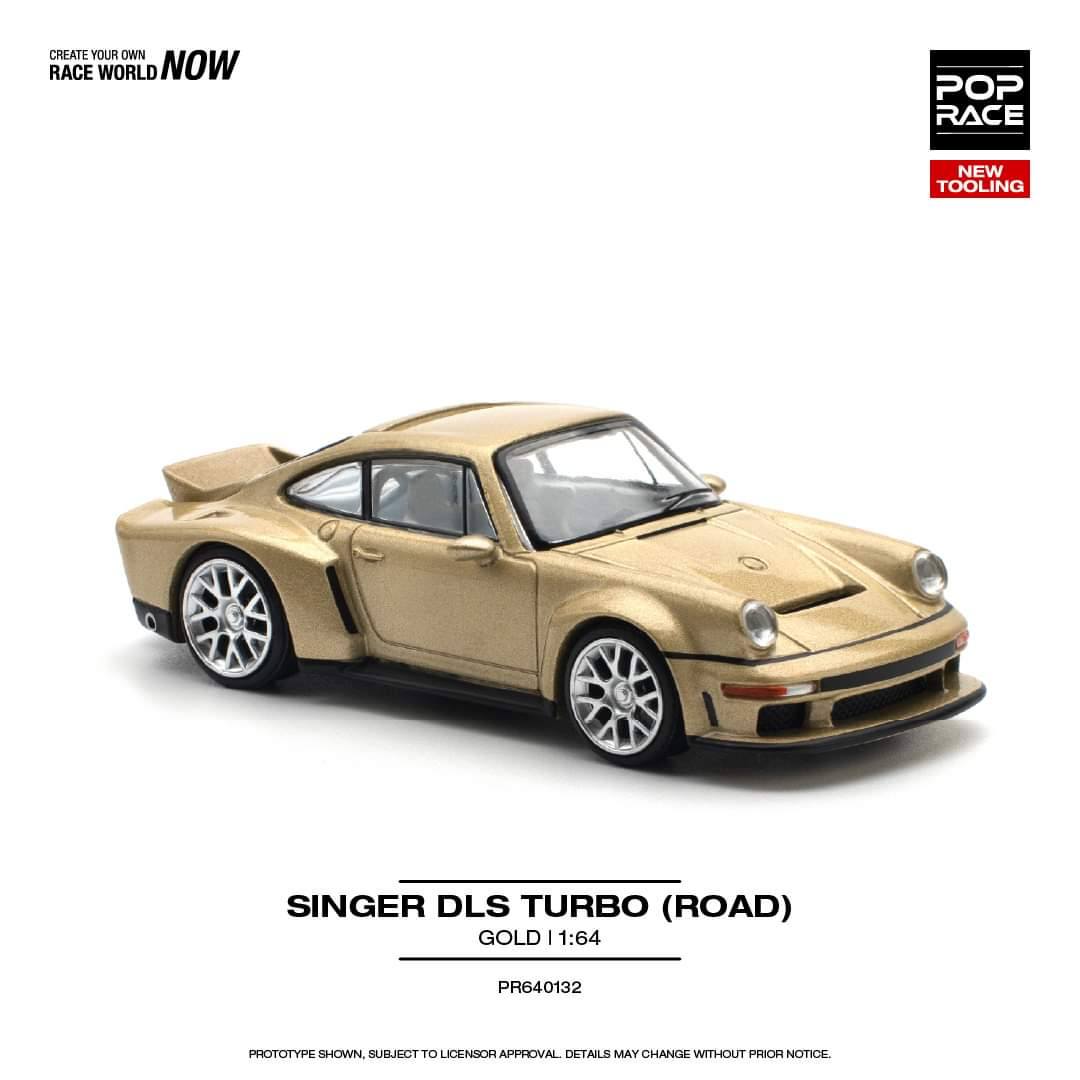 POPRACE 1/64 SINGER DLS TURBO (ROAD) GOLD PR640132