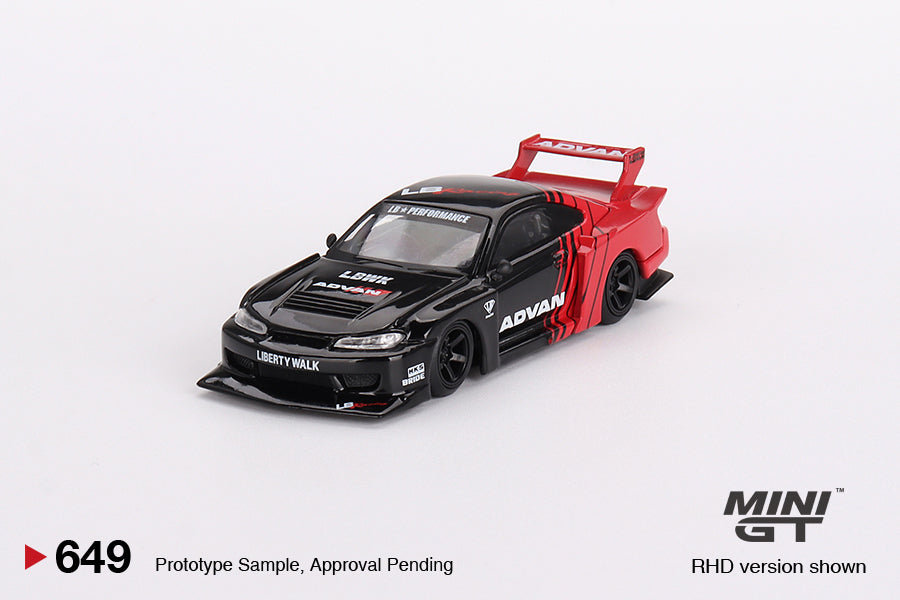 Mini GT Nissan LB-Super Silhouette S15 Silvia ADVAN #649