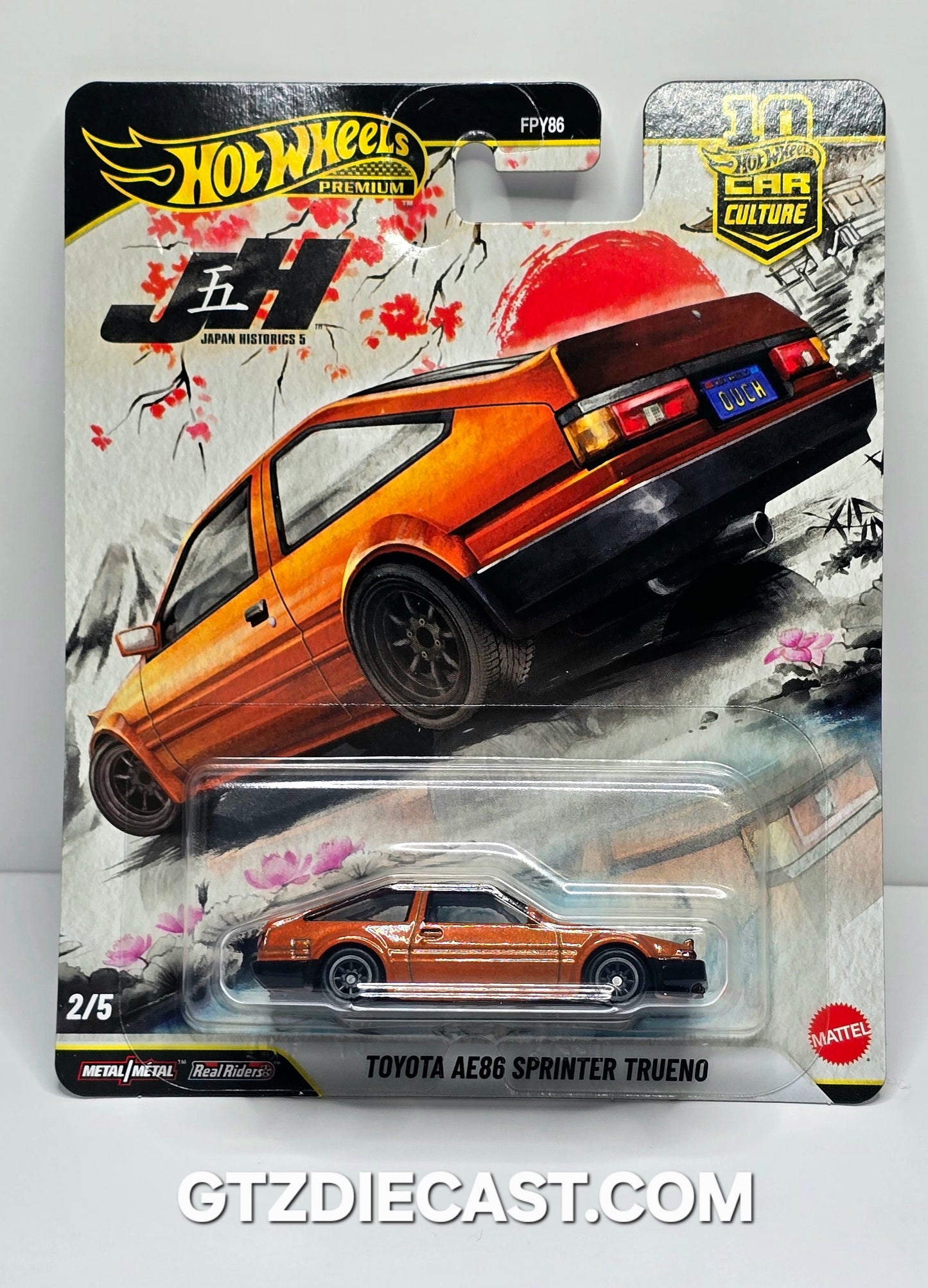 Hot Wheels Japan Historics 5 Toyota AE86 Sprinter Trueno