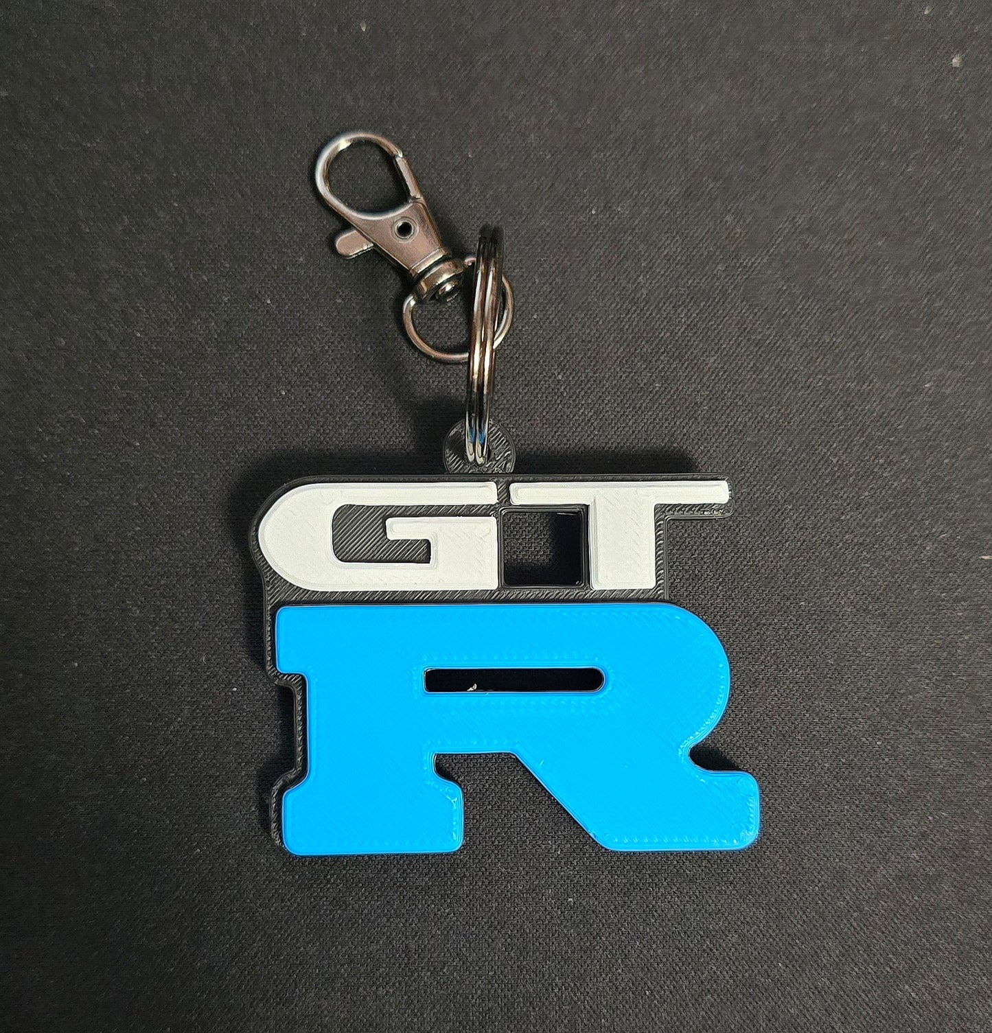 GT-R blue keychain