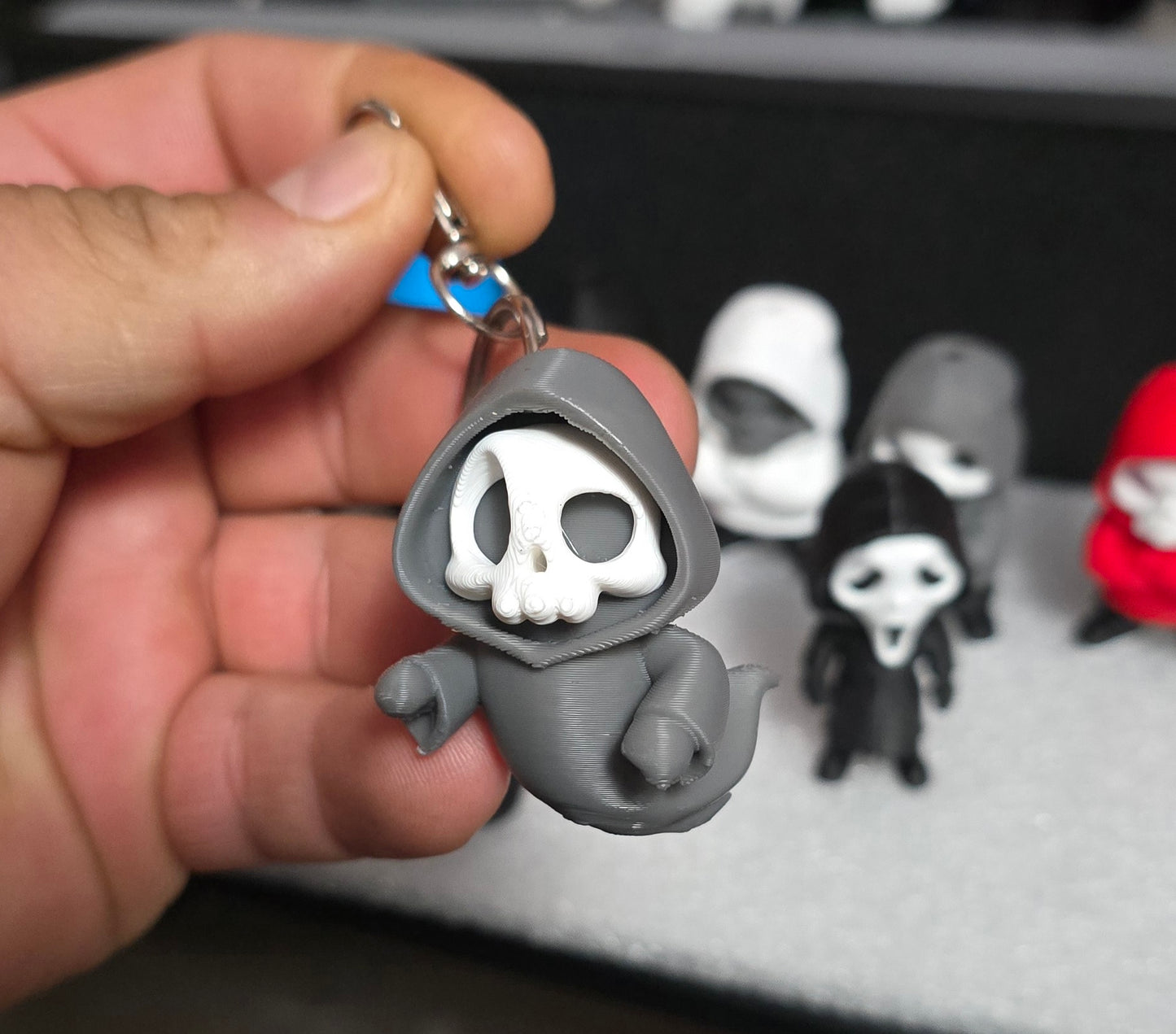 Skull Ghost Keychain