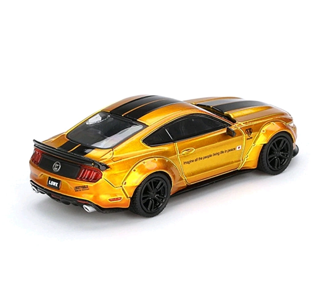 Mini GT 1:64 LB-Works Ford Mustang LB Gold