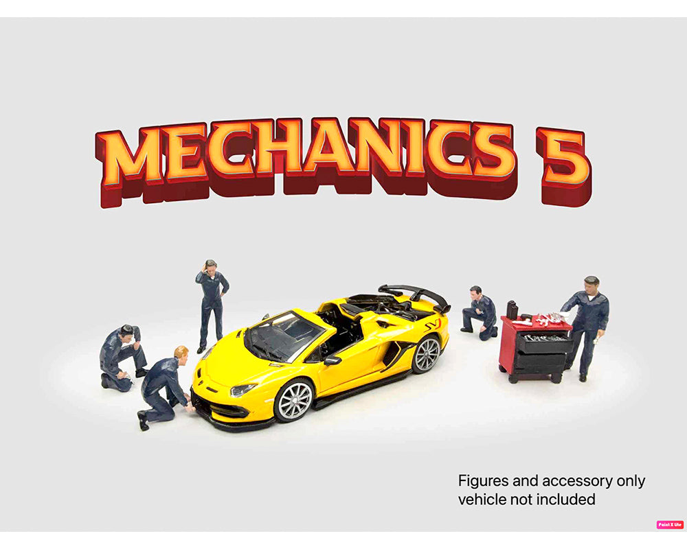 American Diorama 1:64 Figures Mechanics 5 – MiJo Exclusives