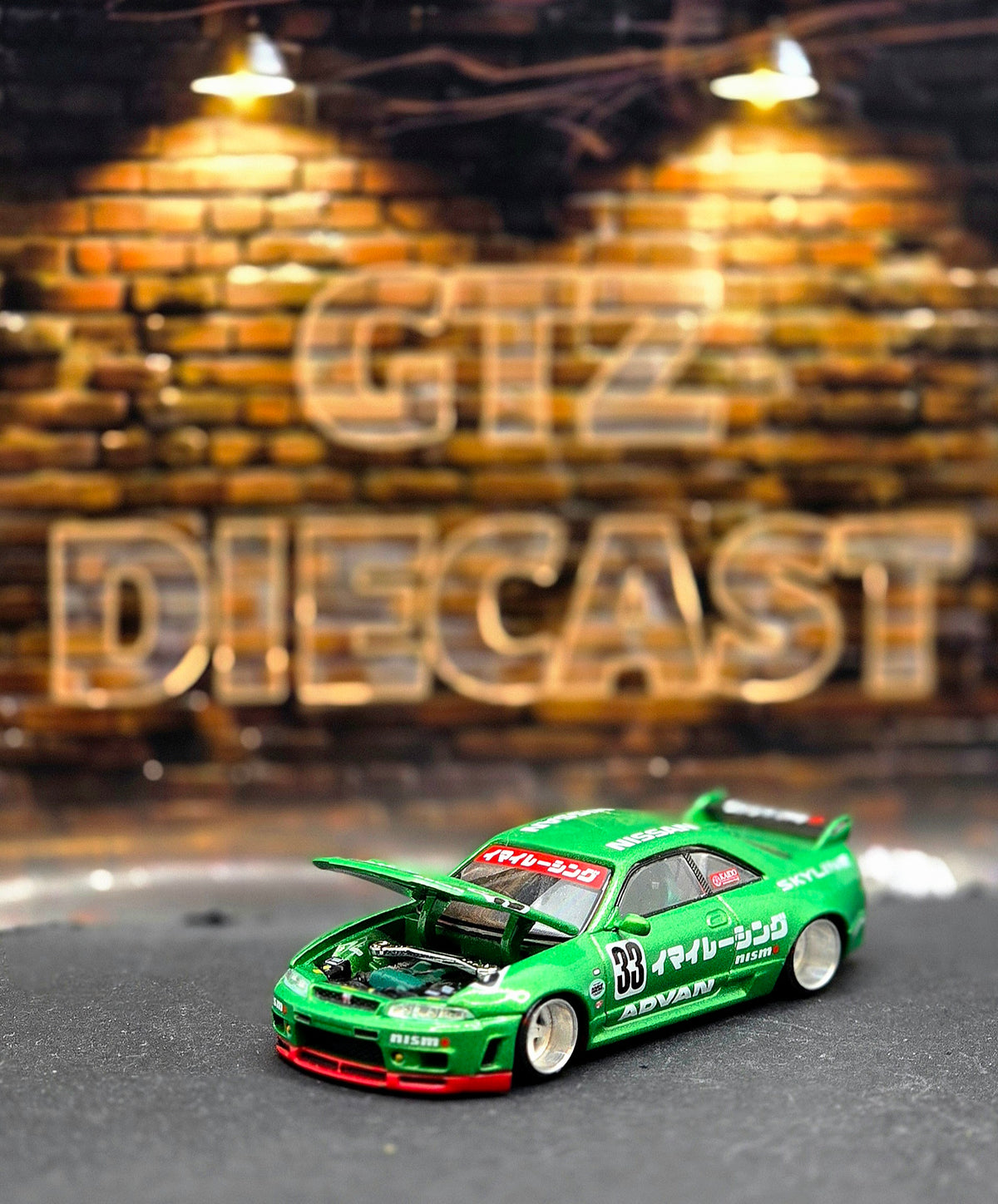 Nissan Skyline R33 Green - KAIDO HOUSE #150