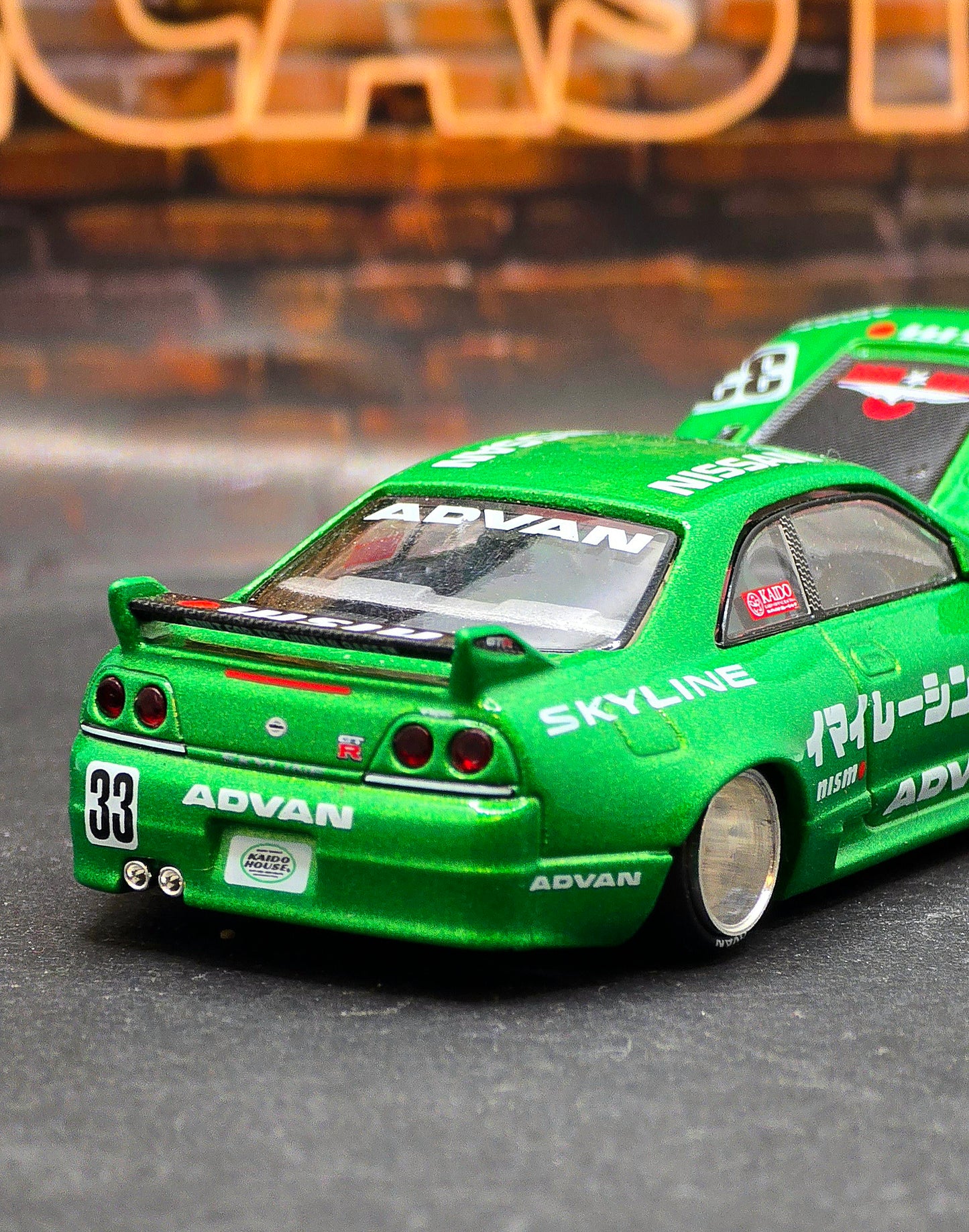 Kaido House //150 Nissan Skyline R33 Green