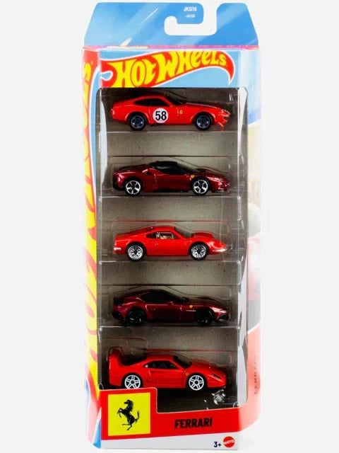 Hot Wheels 1:64 Basic 5 Pack Set 2026 Ferrari