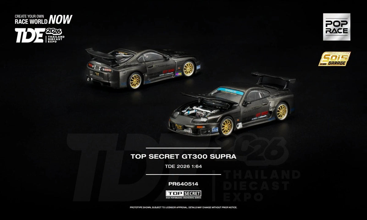 POPRACE 1/64 TOP SECRET GT300 SUPRA TDE 2026 PR640514