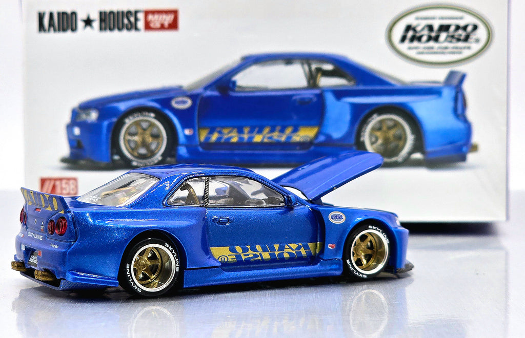 KAIDO HOUSE //158 Nissan Skyline GT-R(R34) Blue