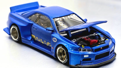 Nissan Skyline GT-R(R34) Blue //158