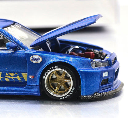 Nissan Skyline GT-R(R34) Blue //158