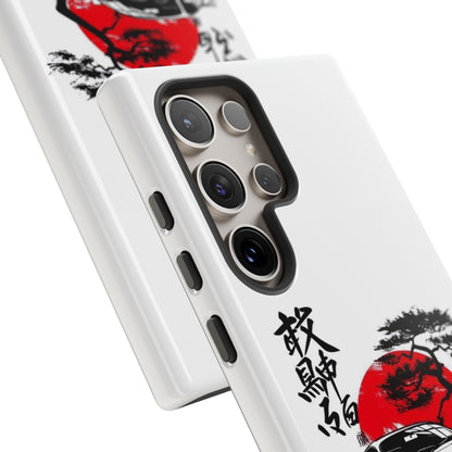Japanese-Inspired Tough Phone Case with Car Design