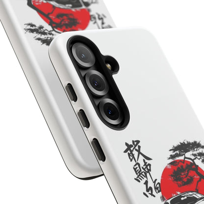 Japanese-Inspired Tough Phone Case with Car Design