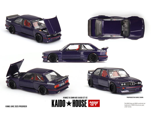 (Preorder) Kaido House x Mini GT 1:64 BMW M3 Kaido GT V2- Purple