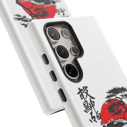 Japanese-Inspired Tough Phone Case with Car Design