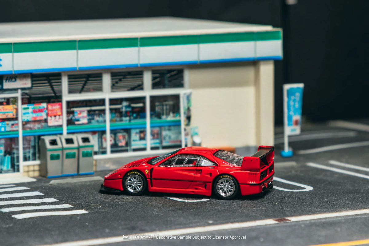 (COMING SOON)  TARMAC WORKS ROAD64 1/64 Ferrari F40 GTE Red T64R-088-RE