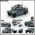 1/64 BMC Hummer Humvee 4-CT (Matte Dark Grey) Car Model