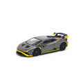 LAMBORGHINI HURACAN STO MATTE GREY\POP RACE 1:64 DIECAST MODEL  PR640242