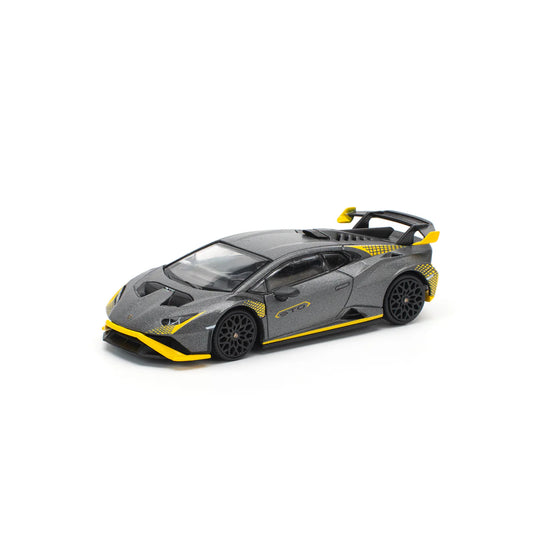 LAMBORGHINI HURACAN STO MATTE GREY\POP RACE 1:64 DIECAST MODEL  PR640242