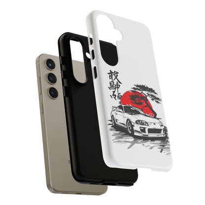 Japanese-Inspired Tough Phone Case with Car Design