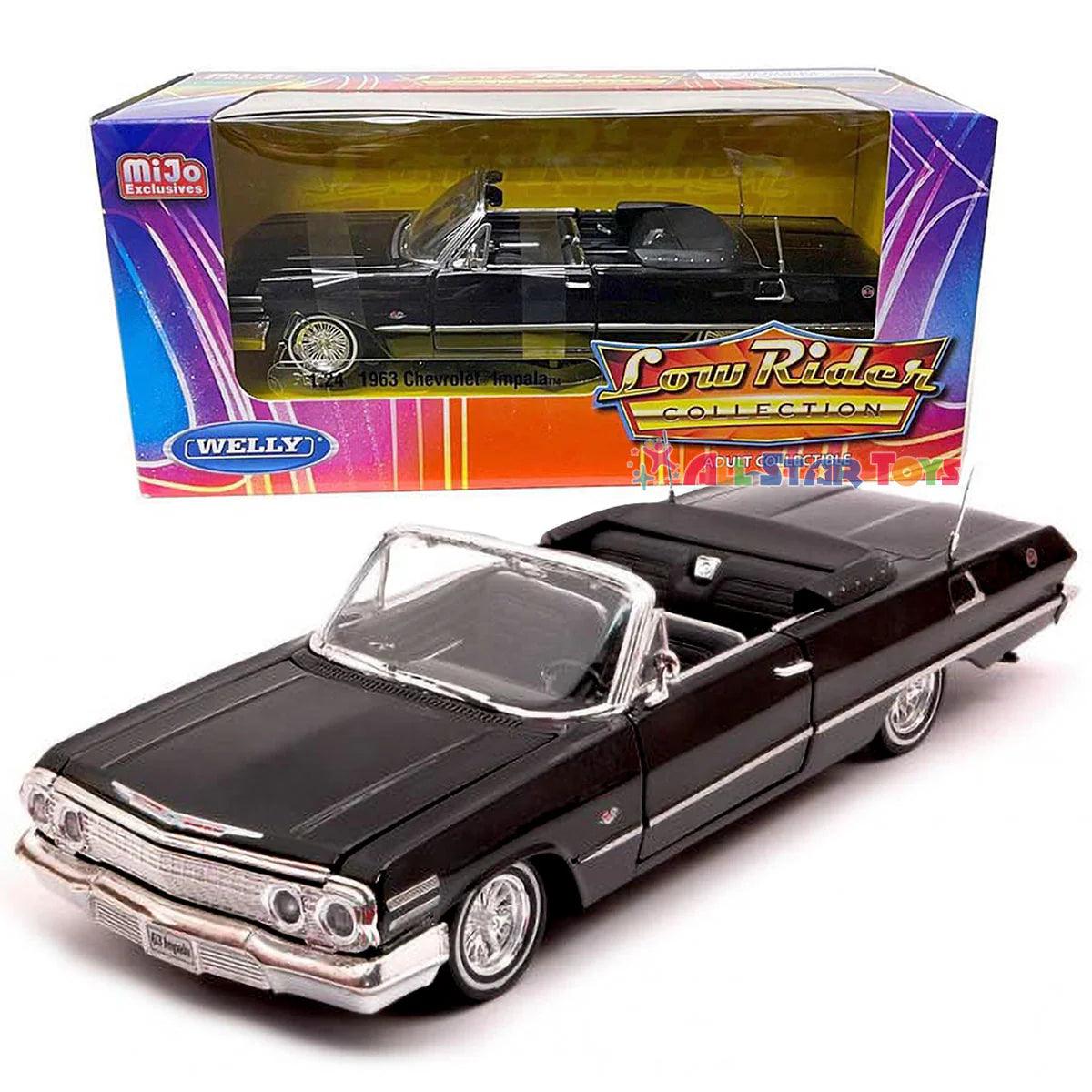 Welly 1:24 1963 Chevrolet Impala SS Convertible – Low Rider – MiJo