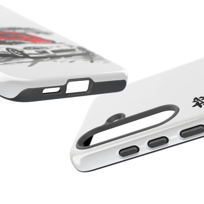 Japanese-Inspired Tough Phone Case with Car Design