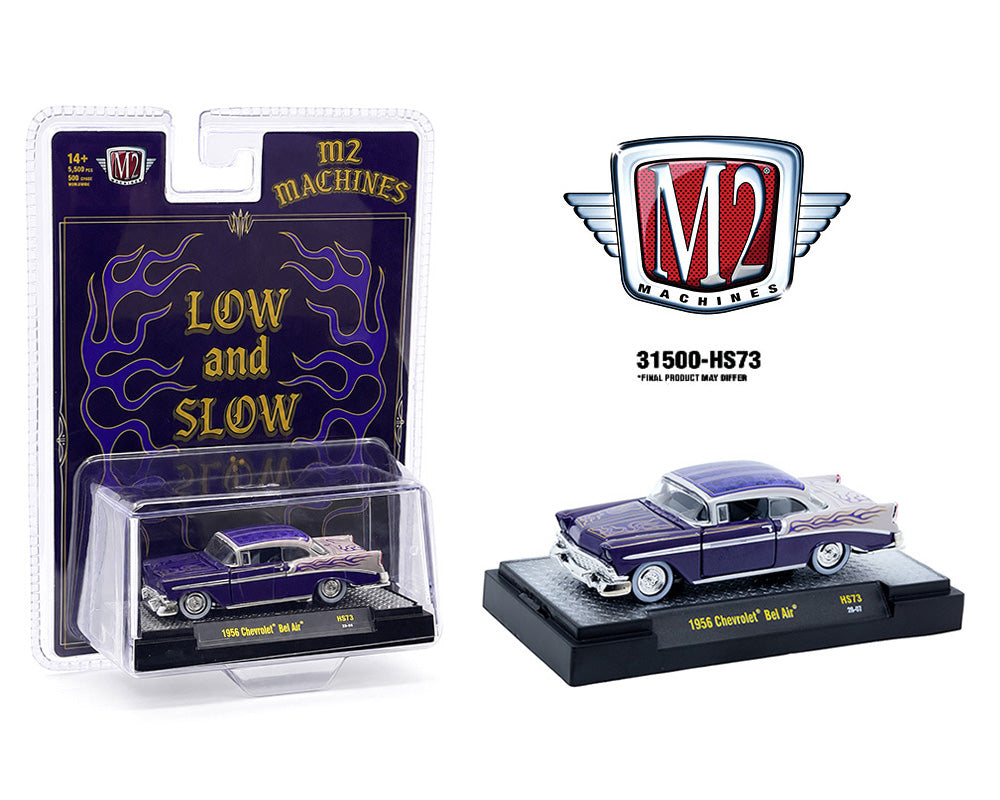(COMING SOON) M2 Machines 164 1956 Chevrolet Bel Air Custom Low & Slow – Hobby Exclusive