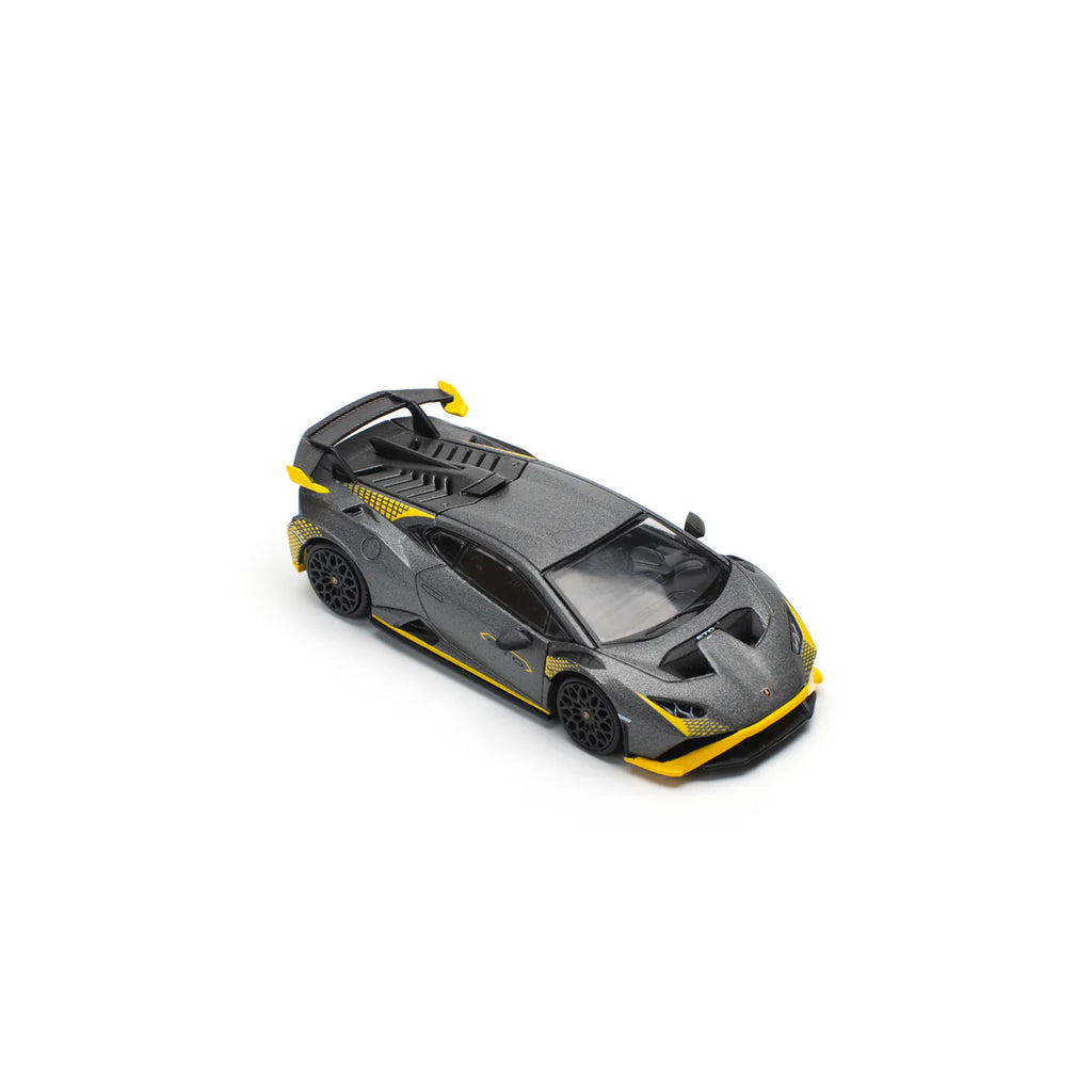 LAMBORGHINI HURACAN STO MATTE GREY\POP RACE 1:64 DIECAST MODEL  PR640242