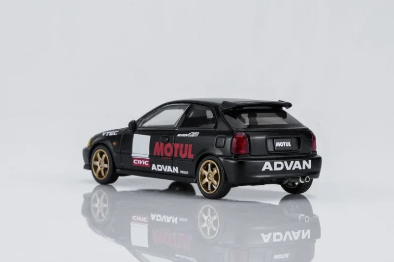 (COMING SOON) MOTORHELIX 164 Honda Civic TYPE R (EK9) No Good Racing Motul M65024