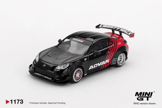 Mini GT #1173 1:64 Toyota GR86 LB Nation Advan