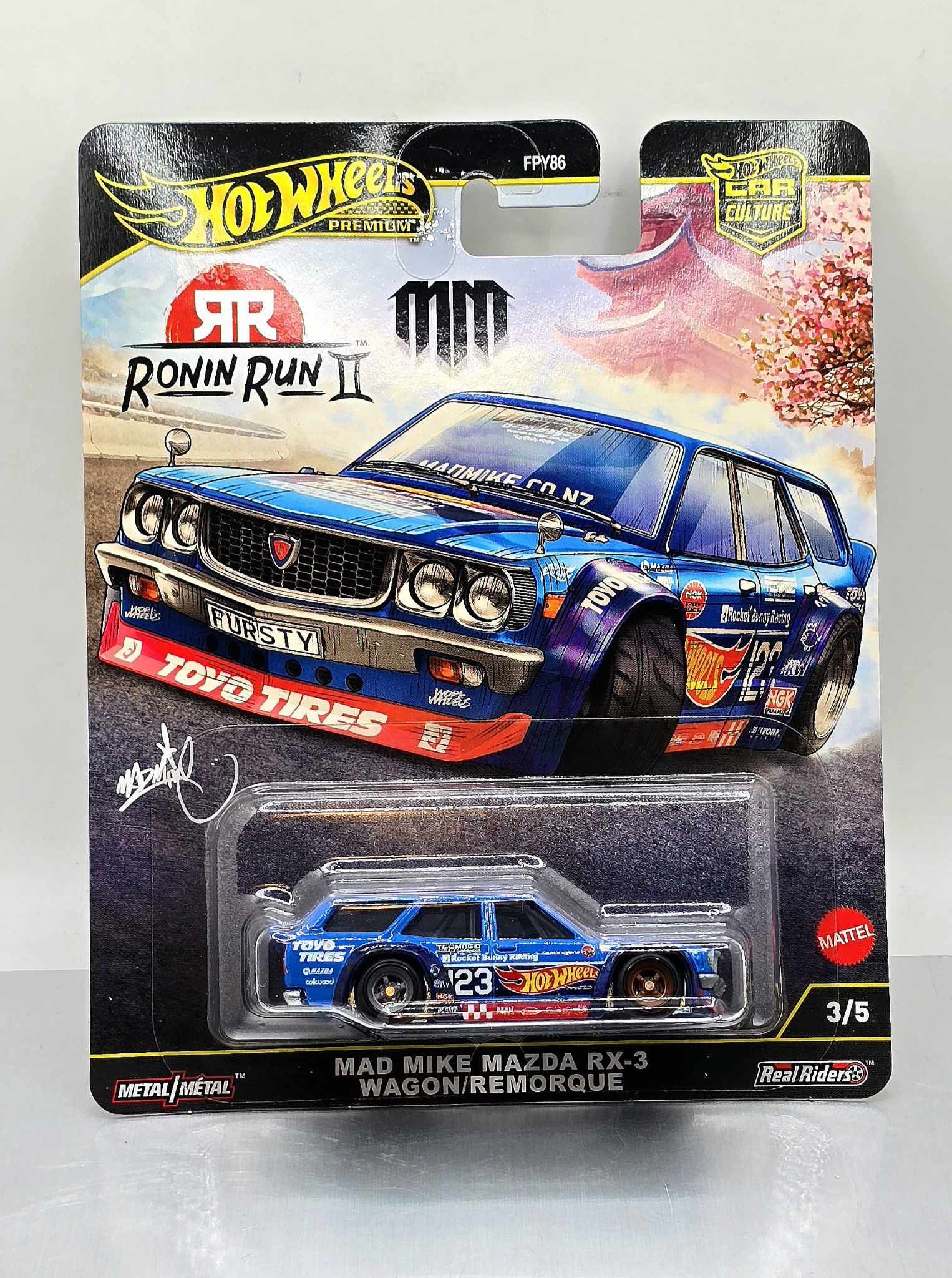 Hot Wheels 1:64 Car Culture 2025 M Case – Ronin Run II - 5 Cars Set