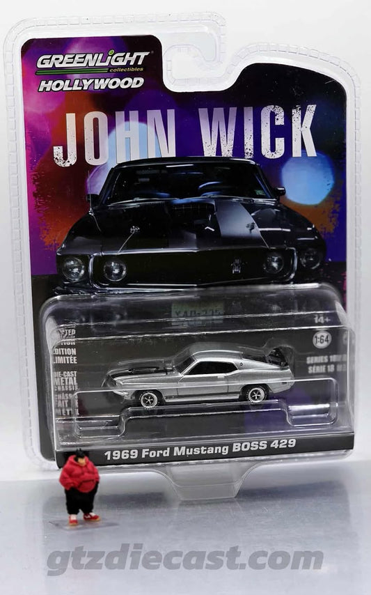 Greenlight 1:64 Hollywood - John Wick - 1969 Ford Mustang Boss 429