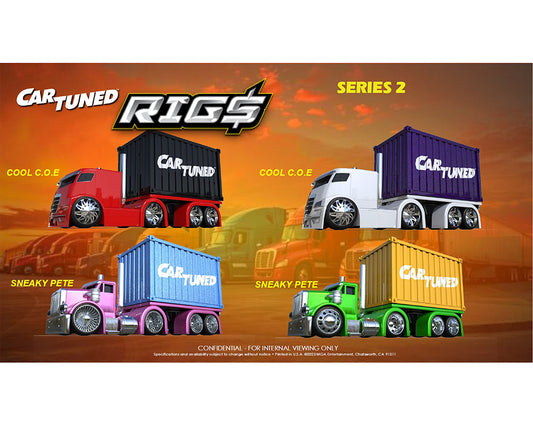 (Preorder) CarTuned 1:64 Container Rigs Series 2 – Assortment