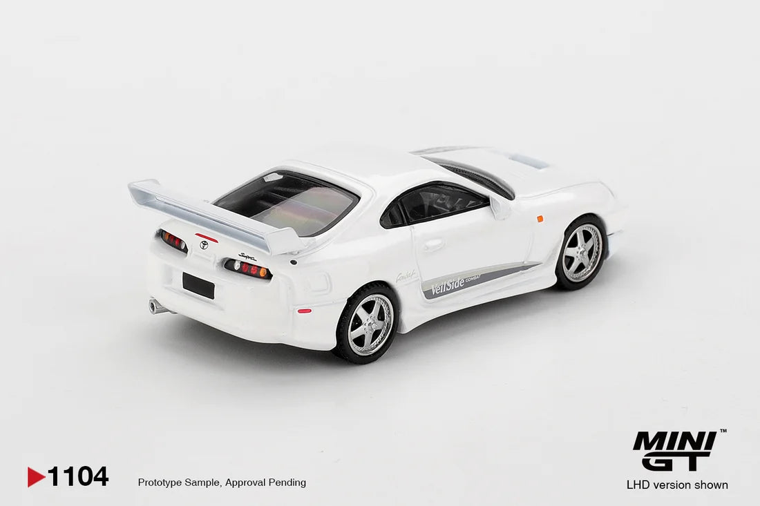 Mini GT #1104 1:64 Toyota Supra VeilSide Combat V-I – White