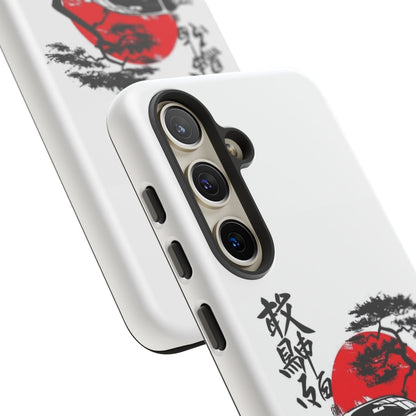 Japanese-Inspired Tough Phone Case with Car Design