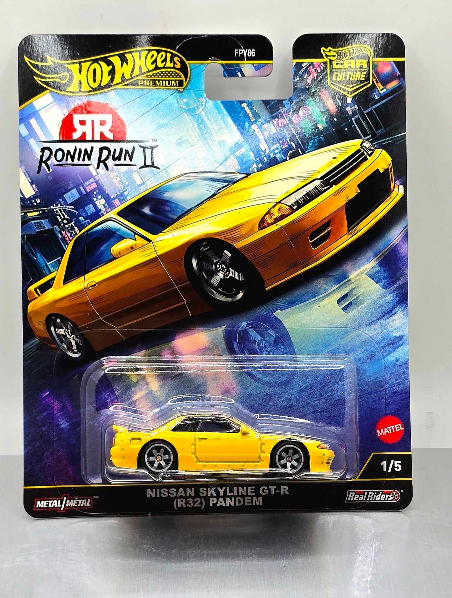Hot Wheels 1:64 Car Culture 2025 M Case – Ronin Run II - 5 Cars Set