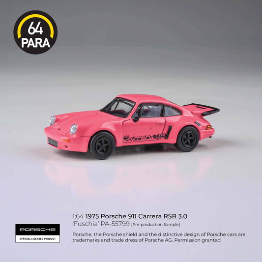 PARA64 1/64 1974 Porsche 911 Carrera RSR 3.0 Fuschia LHD PA-55799