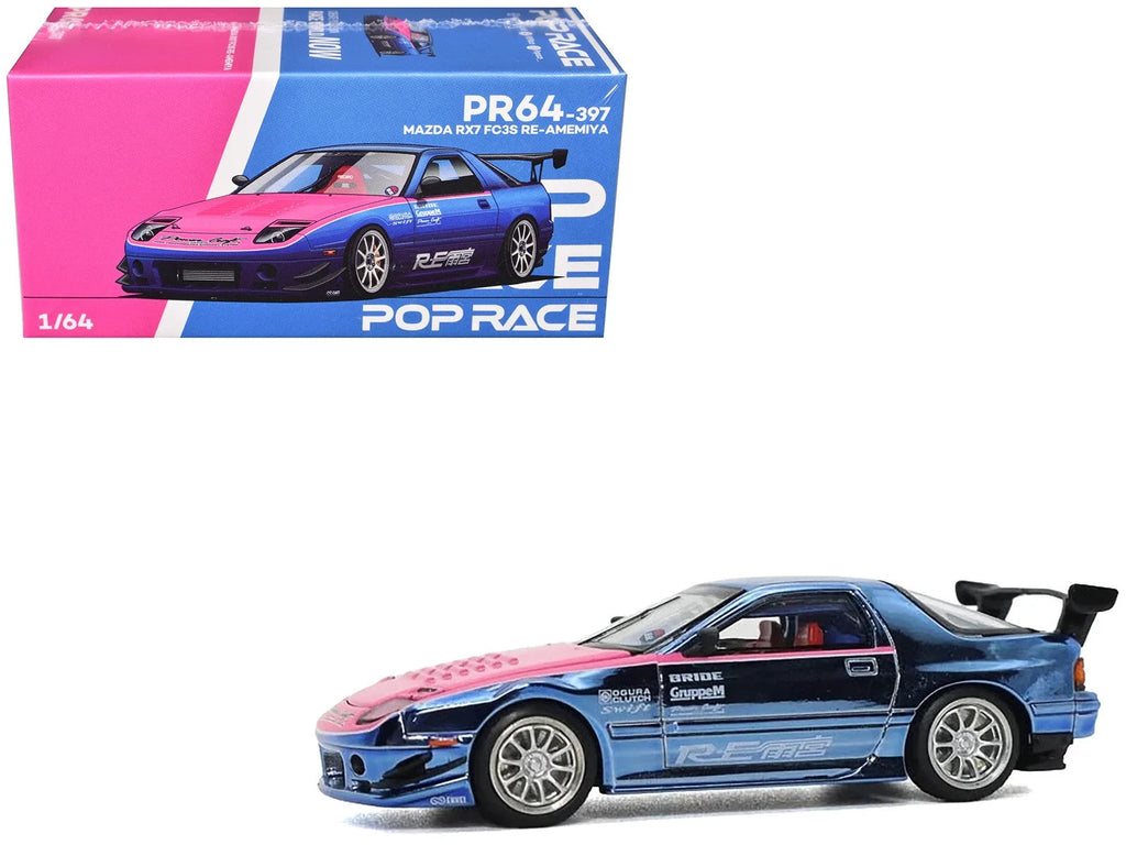 POPRACE 1_64 MAZDA RX7 FC3S RE-AMEMIYA LOS ANGELES EDITION PR640397