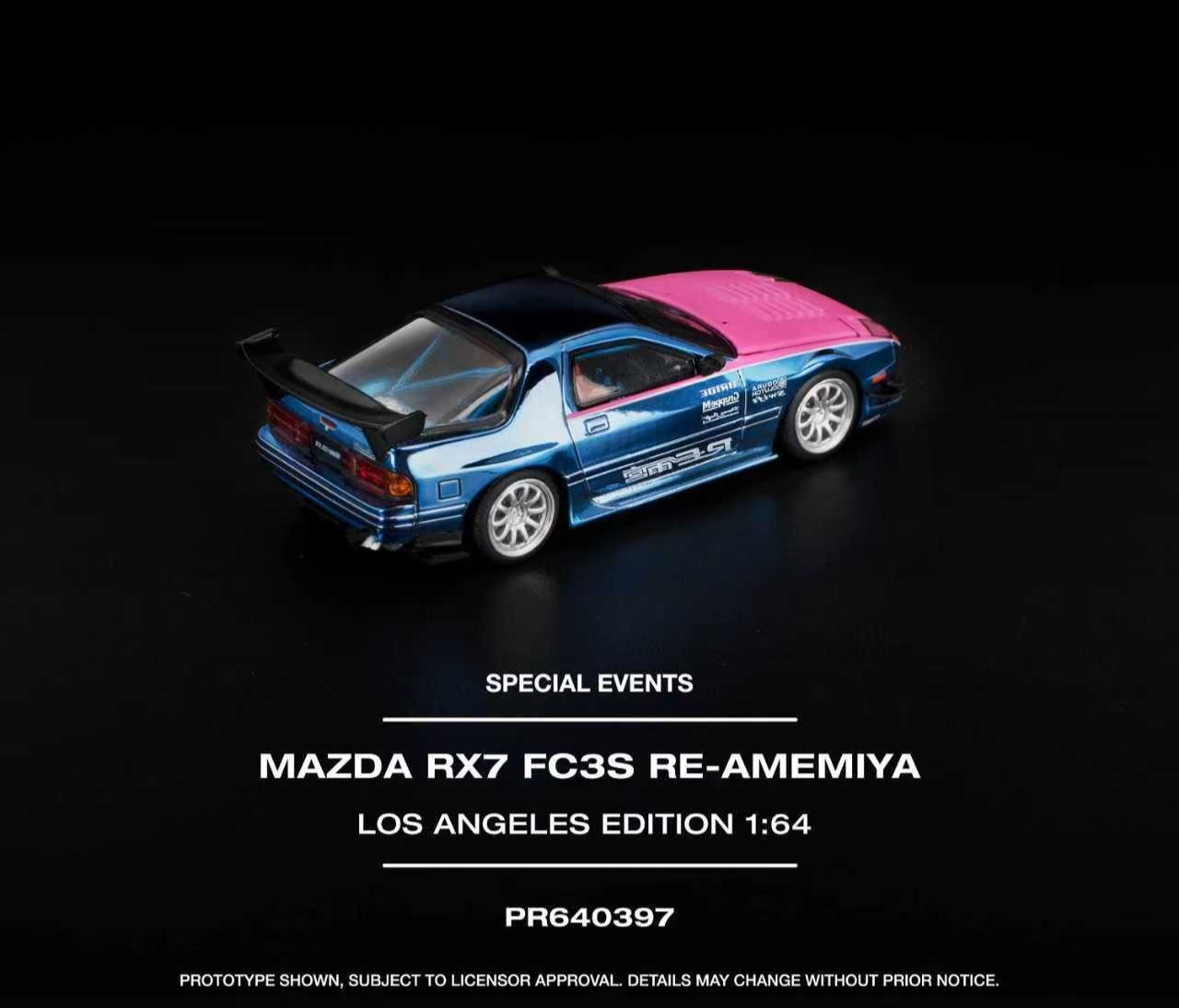 POPRACE 1_64 MAZDA RX7 FC3S RE-AMEMIYA LOS ANGELES EDITION PR640397