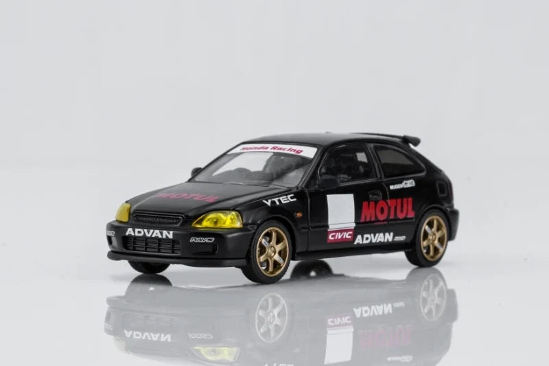 (COMING SOON) MOTORHELIX 164 Honda Civic TYPE R (EK9) No Good Racing Motul M65024