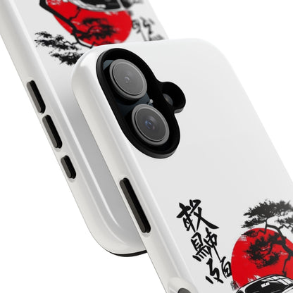 Japanese-Inspired Tough Phone Case with Car Design