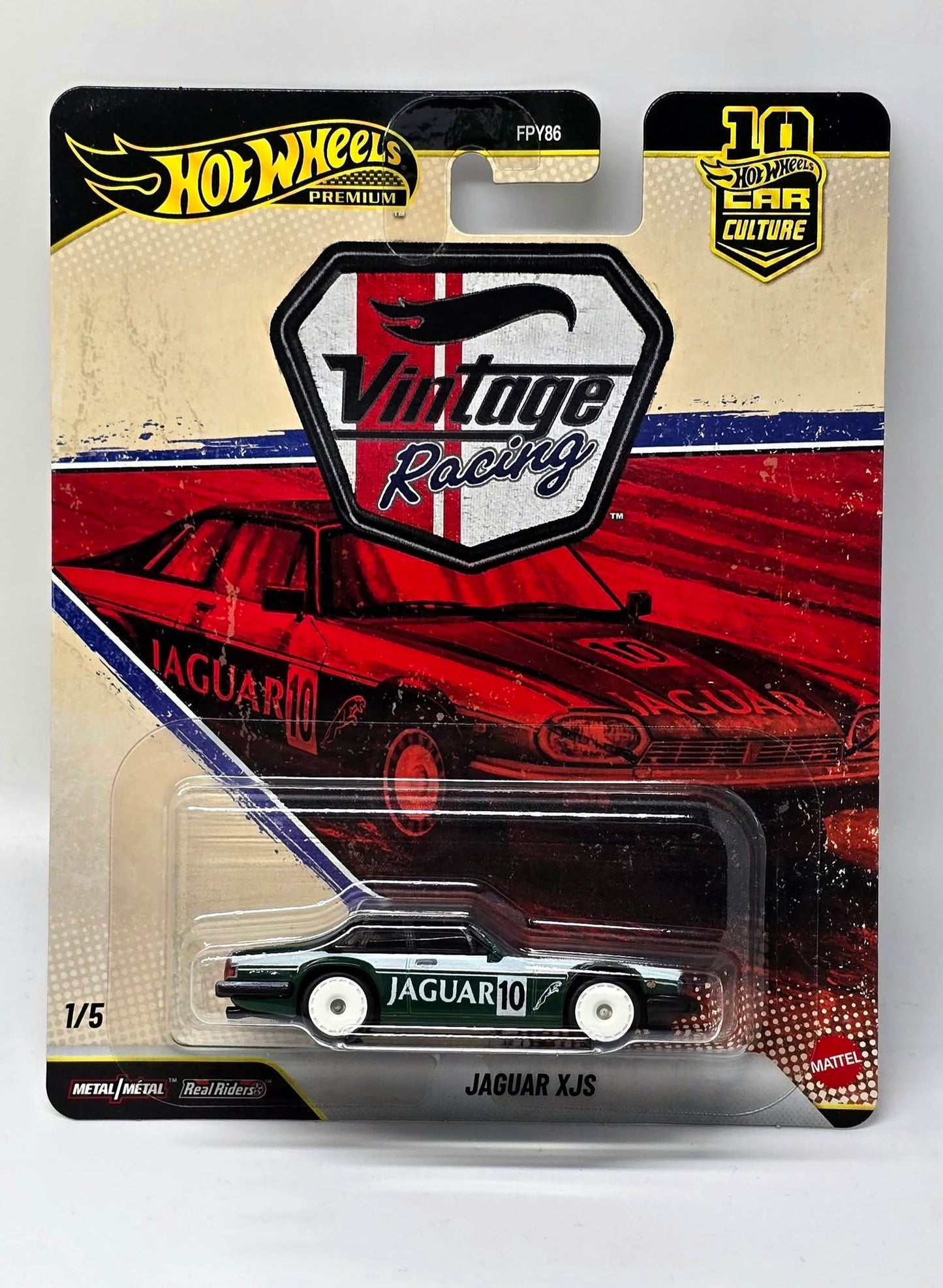 JAGUAR XJS HOT WHEELS PREMIUM VINTAGE RACING