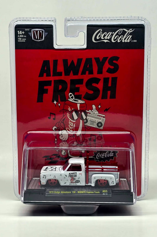 (CHASE) 1978 Dodge Adventurer 150 – MIDNITE Express Truck M2 MACHINES 1:64
