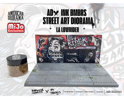 American Diorama 1:64 MiJo Exclusives LA Street Art Diorama Lowrider – Limited Edition