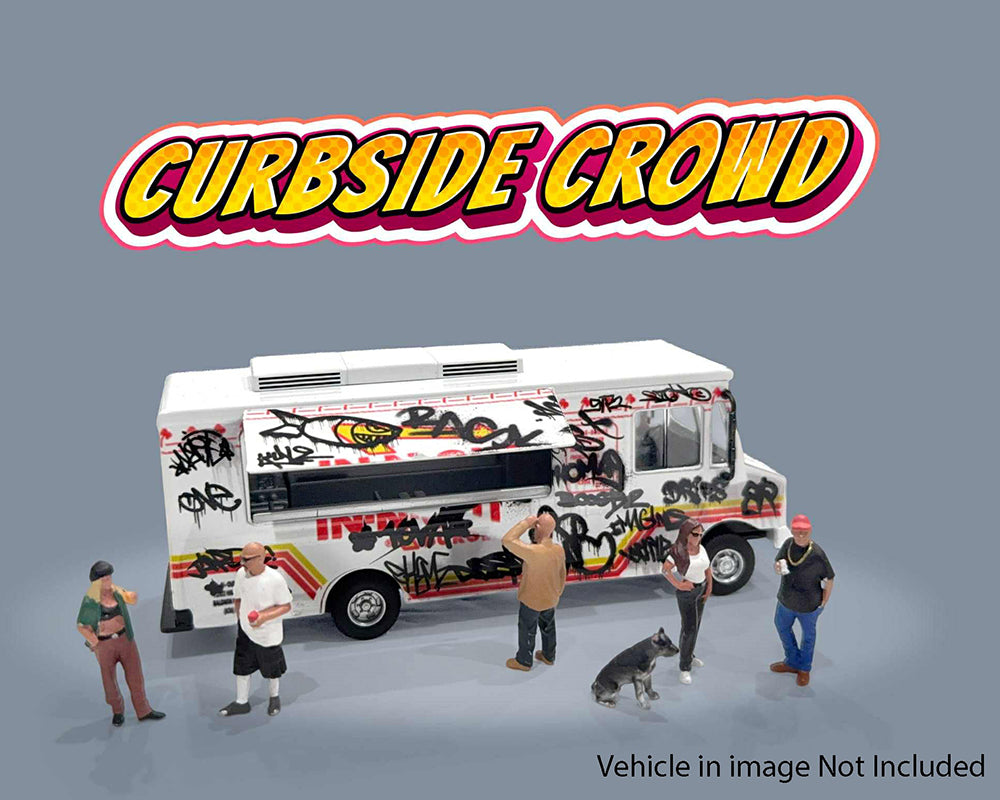 American Diorama 1:64 Figures Curbside Crowd Figures Set – MiJo Exclusive
