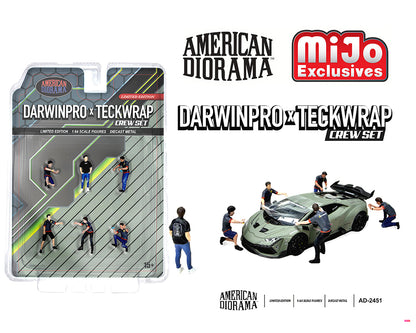 (COMING SOON) American Diorama 164 Figures Set DarwinPro x Teckwrap Crew – MiJo Exclusives – Limited Edition