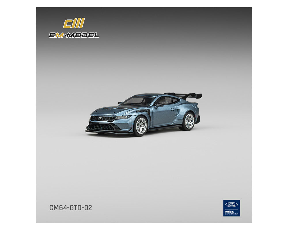 (COMING SOON) CM MODEL 1/64 Ford Mustang GTD Indulgent Blue CM64-GTD-02