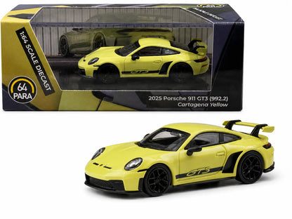 PARA64 1/64 2025 Porsche 911 GT3 (992.2) Cartagena Yellow LHD PA-55877