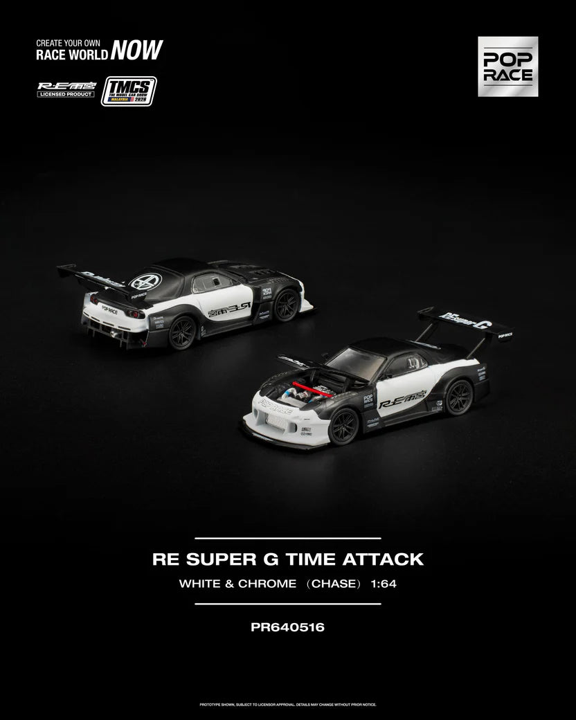 (COMING SOON) POPRACE 1/64 RE SUPER G TIME ATTACK TMCS Malaysia 2026 Special Edition PR640516