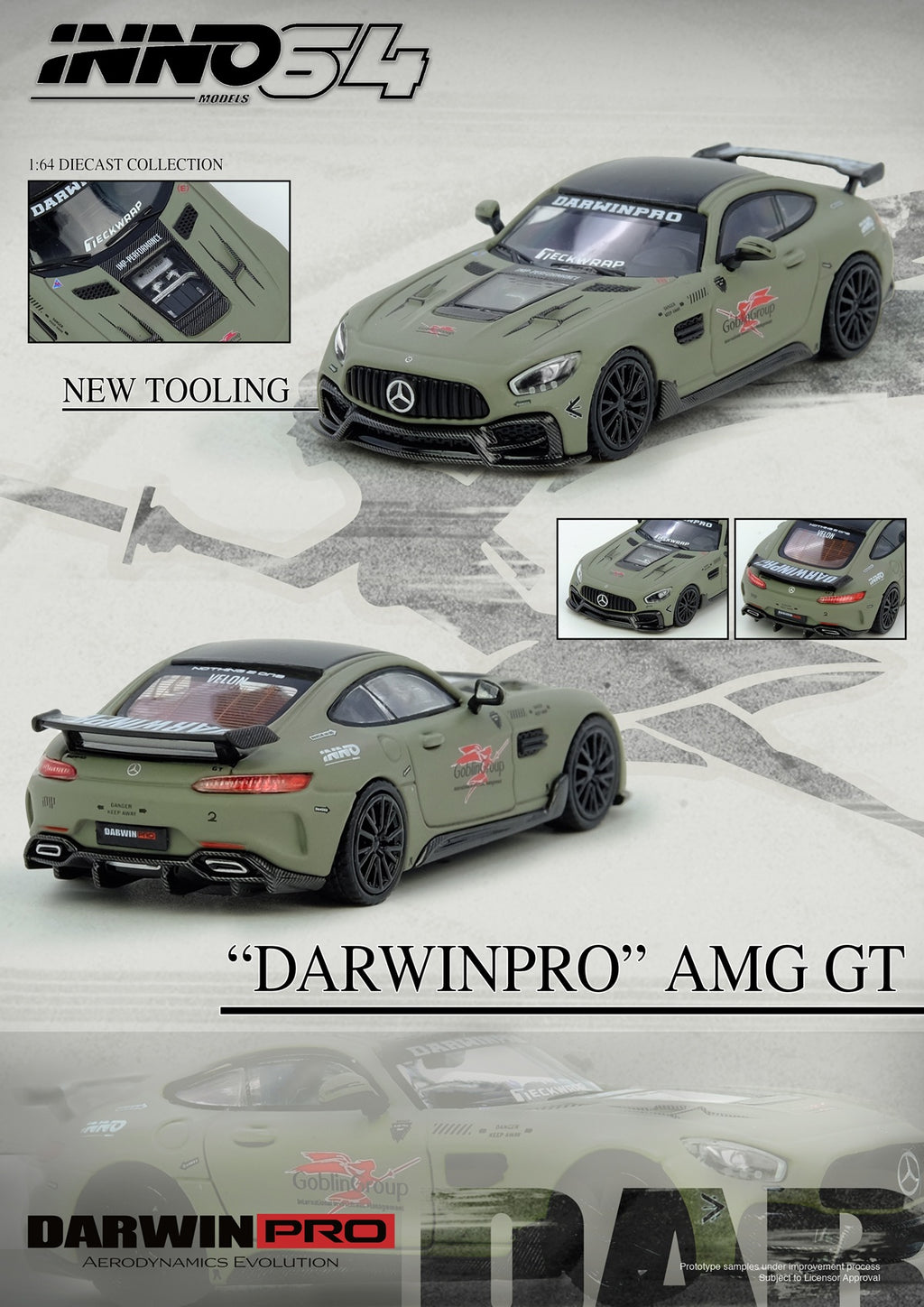 INNO64 1/64 DARWIN PRO AMG GT